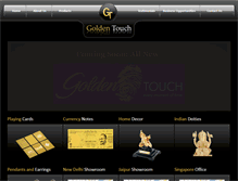Tablet Screenshot of goldentouchgifts.com